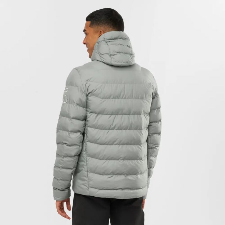 Salomon Essential Xwarm Zateplené Bundy Panske Siva | SK 7KFAGX